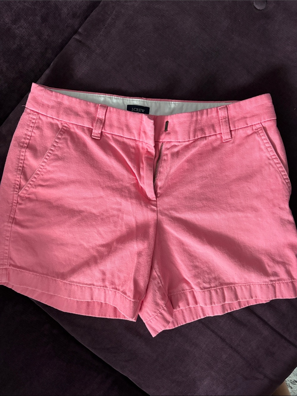 J. Crew Bright Pink Cotton Chino Bermuda Shorts
